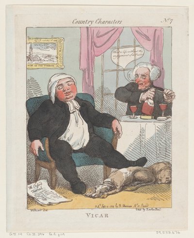 Vicario, 10 de septiembre de 1799 de Thomas Rowlandson