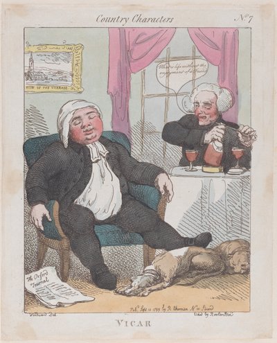 Vicario, 10 de septiembre de 1799 de Thomas Rowlandson