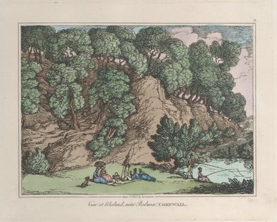 Vista en Blisland, cerca de Bodmin, Cornwall, de Bocetos de la Naturaleza de Thomas Rowlandson