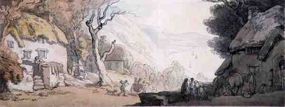 Vista desde los acantilados, The Mumbles, Gales del Sur de Thomas Rowlandson