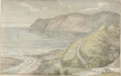 Vista desde la posada en Lynton de Thomas Rowlandson