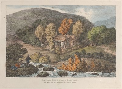 Vista del río Camel, Cornualles de Thomas Rowlandson