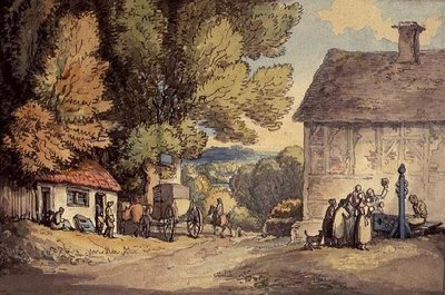 La plaza del pueblo de Thomas Rowlandson