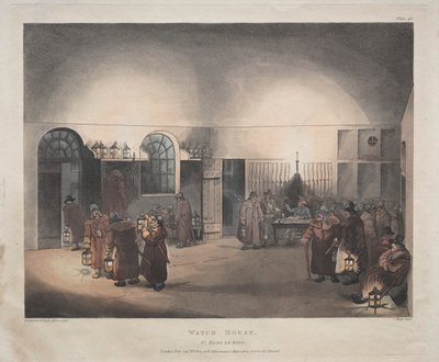 Casa de vigilancia, St. Mary Le Boue de Thomas Rowlandson