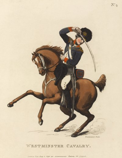 Caballería de Westminster, c.1799 de Thomas Rowlandson