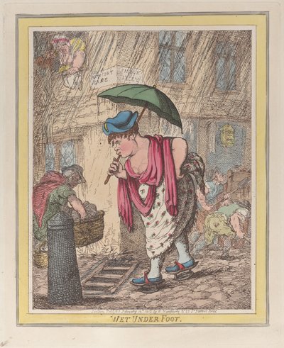 Mojado bajo los pies, 10 de febrero de 1812 de Thomas Rowlandson