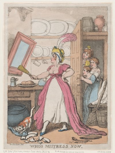 ¿Quién es la Ama Ahora?, 4 de mayo de 1811 de Thomas Rowlandson