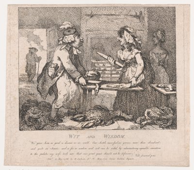 Ingenio y sabiduría Bellezas pintorescas de Boswell, Parte la Primera de Thomas Rowlandson