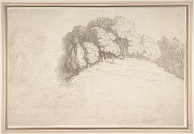 Laderas boscosas con ciervos de Thomas Rowlandson