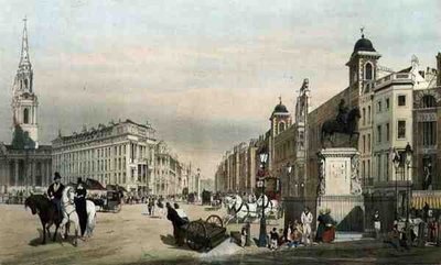 Entrada a Strand desde Charing Cross, de 