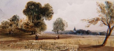 Figuras en un Camino a Través de un Campo de Maíz de Thomas Shotter Boys