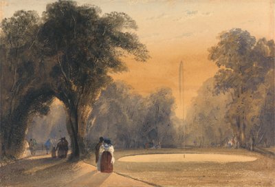 Fuente de los Jardines, París: Por la noche de Thomas Shotter Boys