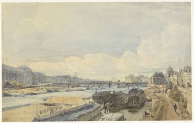 Vista del Sena cerca del Puente de las Artes de Thomas Shotter Boys