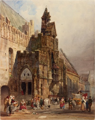 Hotel de Ville de St Omer, Pas de Calais de Thomas Shotter Boys
