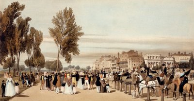 Hyde Park, hacia la Puerta Grosvenor de 