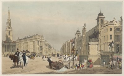Londres Tal Como Es: Entrada a la Strand, desde Charing Cross de Thomas Shotter Boys
