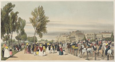 Londres tal como es: Hyde Park, cerca de Grosvenor Gate de Thomas Shotter Boys