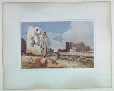 Notre Dame, París desde el Quai Saint Bernard de Thomas Shotter Boys