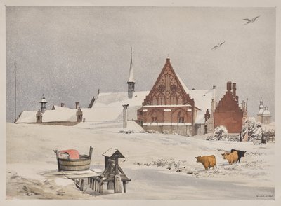 Arquitectura Pintoresca en París, Gante, Amberes, Ruan: Byloke, Gante, Bélgica de Thomas Shotter Boys