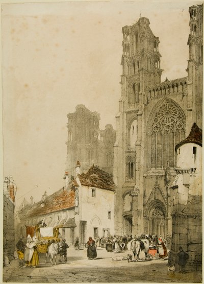 Arquitectura pintoresca en París, Gante, Amberes, Ruan, etc. de Thomas Shotter Boys