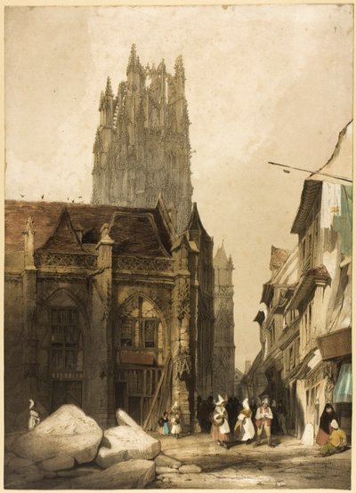 Arquitectura pintoresca en París, Gante, Amberes, Touen, etc. de Thomas Shotter Boys