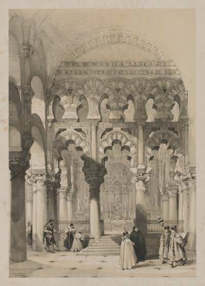 Bocetos pintorescos en España: La Mezquita, Córdoba, 1837 de Thomas Shotter Boys