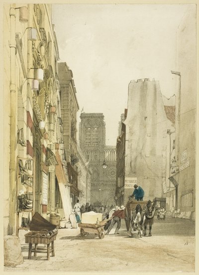 Calle Notre Dame, París de Thomas Shotter Boys