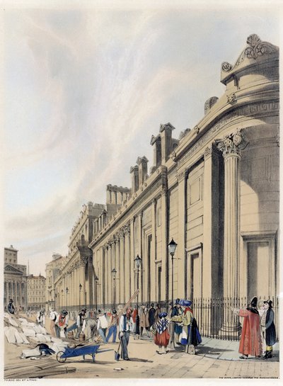 El Banco mirando hacia la Mansion House de Thomas Shotter Boys