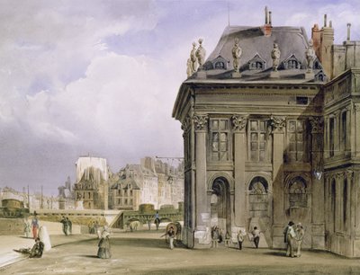 La Isla de la Cité desde el Instituto, París, c.1830-39 de Thomas Shotter Boys