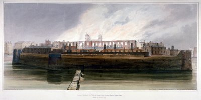 La Torre de Londres la mañana después del incendio en la Armería el 30 de octubre de 1841 de Thomas Shotter Boys