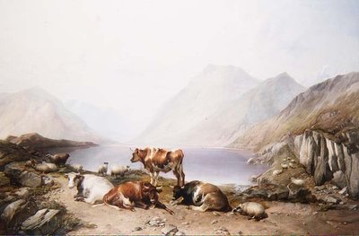 Una parada en el camino, Loch Etive de Thomas Sidney Cooper