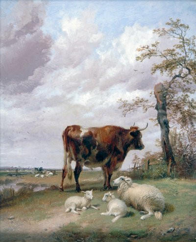 Praderas de Canterbury, siglo XIX de Thomas Sidney Cooper