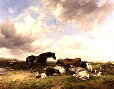 Lluvias de verano de Thomas Sidney Cooper