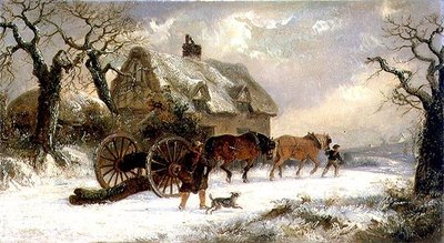Transporte de Madera - Invierno de Thomas Smythe