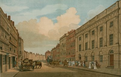 Casa ocupada por la Compañía de las Indias Orientales, Leadenhall Street, Londres, renovada en 1726 de Thomas Snr. Malton