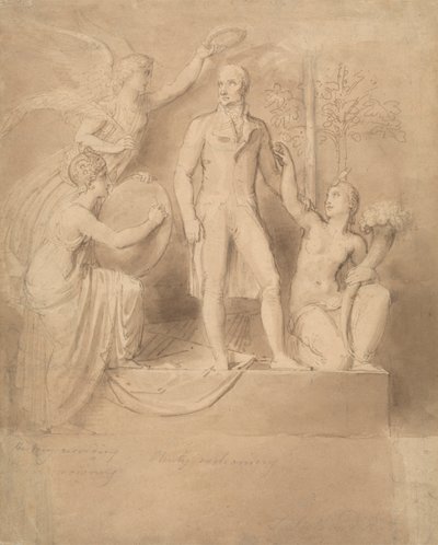 Estudio para el monumento a Wellington de Thomas Stothard
