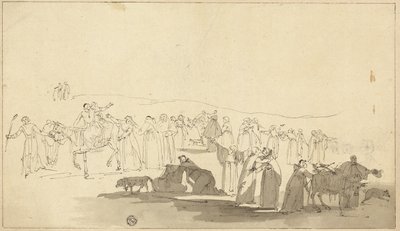 Peregrinos de Canterbury de Thomas Stothard