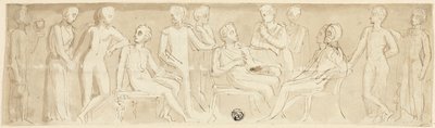 Diseño de friso en estilo clásico de Thomas Stothard