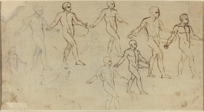 Estudios de un sembrador (Ilustración para Las estaciones de Thomson) de Thomas Stothard