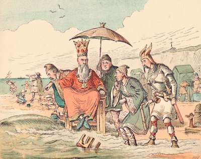 Canuto y sus cortesanos de Thomas Strong Seccombe