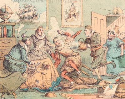 La pipa de Sir Walter Raleigh apagada, c1884 de Thomas Strong Seccombe