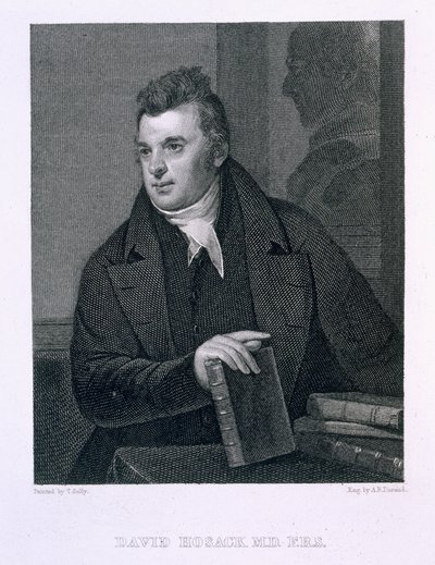 David Hosack, grabado por Asher Brown Durand (1796-1886) de Thomas Sully