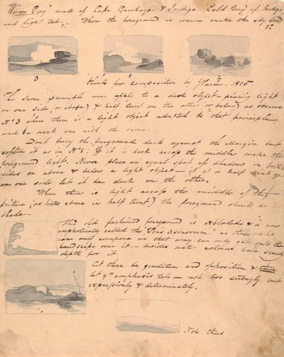 Consejos para la composición de Varley - 1805 de Thomas Sully