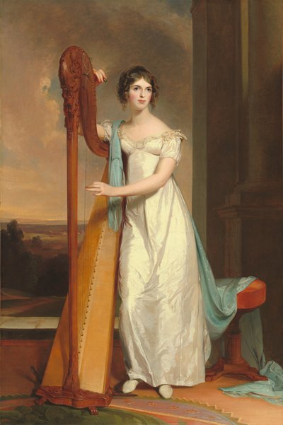 Dama con arpa: Eliza Ridgely de Thomas Sully