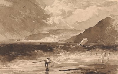 Lyme Regis, Dorsetshire, una borrasca de Thomas Sully