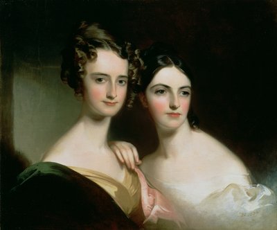 Retrato de Ellen y Mary McIlvaine de Thomas Sully