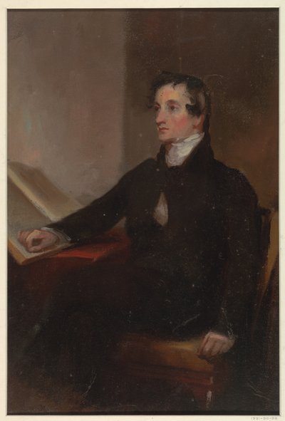 Estudio para "El reverendo Thomas Stockton," Museo de Bellas Artes de San Francisco, San Francisco, CA de Thomas Sully