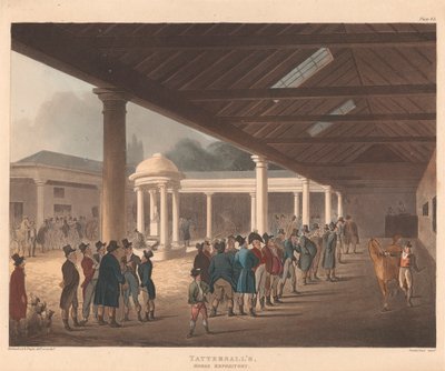 Repositorio de caballos de Tattersall de Thomas Sunderland