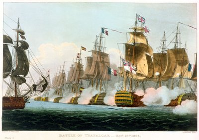 Batalla de Trafalgar, 21 de octubre de 1805, 1816 de Thomas Sutherland