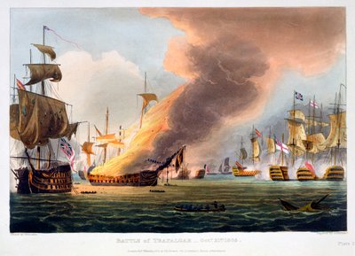 La batalla de Trafalgar, 21 de octubre de 1805, 1816 de Thomas Sutherland